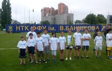 Фото 1: Соціальні фахівці залучили дітей-переселенців до Всеукраїнського футбольного турніру