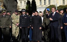 Фото 11: В День захисника України першокурсники ліцею ім. Героїв Крут присягнули на вірність Україні