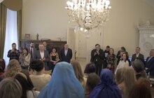 Фото 1: Українська академія лідерства заколядувала в Ратуші та презентувала вертепне дійство