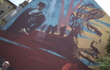 Фото 10: У Львові урочисто відкрили мурал, присвячений Василю Сліпаку