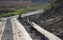 Фото 4: Підготовчі роботи на полігоні ТПВ в с. Великі Грибовичі напередодні рекультивації