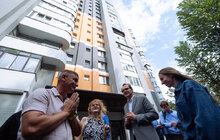 Фото 19: Від утеплення до сонячних панелей: міністр довкілля Німеччини оглянув енергоефективний будинок у Львові