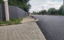 Фото 4: Вулицю Шевченка заасфальтували, але ще впорядковують територію: рух тимчасово перекритий