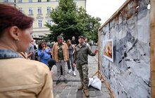 Фото 5: На площі Ринок у Львові 24-та бригада відкрила особливу виставку про оборону Донеччини