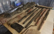 Фото 2: Місце останнього бою: реставратори у Львові консервують унікальні сходи з музею Шухевича (відео)