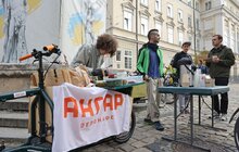 Фото 9: Сьогодні у Львові – традиційний осінній день «Велосипедом на роботу» (відео)