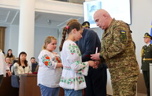 Фото 6: У Львові 35 військових посмертно нагородили «Почесним знаком святого Юрія»