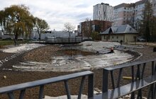 Фото 6: Громадський простір на вул. Панча готують до зими (відео)