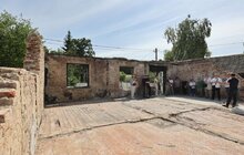 Фото 3: Відновлення музею Шухевича: робоча група виїхала на місце зруйнованої будівлі