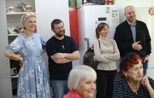 Фото 7: Як у модульному містечку у Львові випікали паску за особливим рецептом (фото/відео)