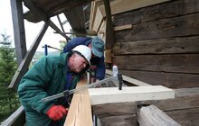 Фото 3: У Львівській громаді реставрують унікальну дерев'яну церкву - пам'ятку архітектури національного значення (відео)