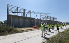 Фото 1: Сміттєпереробний завод у Львові збудований на 65% і сюди вже завезли першу частину обладнання (відео)