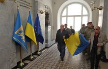Фото 8: Львів відзначив 35-ту річницю підняття українського прапора над міською Ратушею (фото/відео)