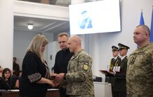 Фото 13: До Дня Героїв у Львові 30 захисників посмертно нагородили «Почесним знаком Святого Юрія» (фото/відео)