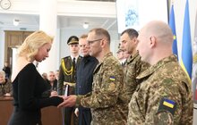 Фото 15: До Дня Національної гвардії у Львові 30 захисників посмертно нагородили «Почесним знаком Святого Юрія» (фото)