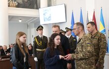 Фото 21: До Дня Національної гвардії у Львові 30 захисників посмертно нагородили «Почесним знаком Святого Юрія» (фото)