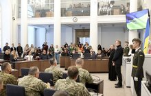 Фото 19: У День захисників і захисниць 30 львів’ян посмертно нагородили «Почесним знаком Святого Юрія» (фото)