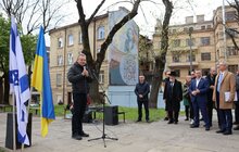 Фото 4: До 75 річниці проголошення незалежності Ізраїлю у Львові відкрили мурал «Атіква-Надія» (відео)