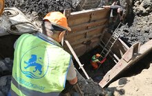 Фото 6: На вул. Вернадського завершують заміну каналізаційного колектора, який пролягає на глибині 9 метрів