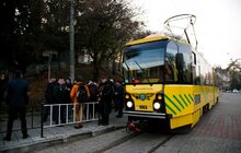 Фото 8: У Львові провели випробування новозбудованої трамвайної лінії на Сихів