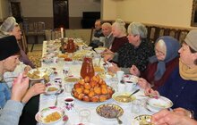 Фото 3: Львів’яни літнього віку провели Святвечір у колі друзів