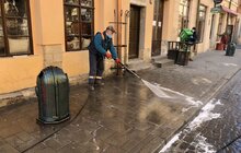 Фото 10: Сьогодні на вулицях Львова працюватимуть порохотяги, а з п’ятниці повторно митимуть вулиці