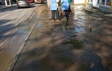 Фото 28: Комунальні служби продовжують миття міста