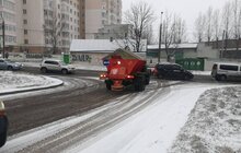 Фото 22: На вулицях Львова працює більше 50 одиниць снігоприбиральної техніки