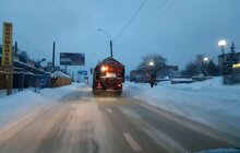 Фото 18: Зранку по Львову працювало 97 одиниць снігоочисної техніки