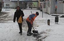 Фото 78: Впродовж дня снігоприбиральна техніка працюватиме в робочому режимі