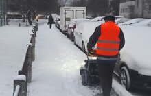 Фото 68: Комунальні служби працюють у посиленому режимі, задля прибирання міста від снігу