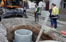 Фото 6: На вул. Героїв Майдану, 5а ремонтують колектор