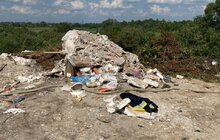 Фото 1: У районі вул. Пластової виявили підпал незаконно скинутого сміття: мерія звернулась в поліцію 
