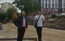 Фото 2: Заступник міського голови проінспектував будівництво доріг у районі «Під Голосоком»