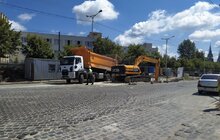 Фото 1: Триває ремонт вул. Чернівецької: підрядник проводить заміну комунікацій