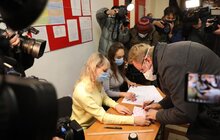 Фото 4: Мер Львова Андрій Садовий віддав свій голос на виборах голови Львівської ОТГ