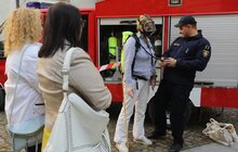 Фото 24: Безпека в умовах війни: львівські рятувальники проводять спеціальні навчання для містян