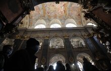 Фото 5: В Гарнізонному храмі урочисто відкрили відреставровані фрески центрального склепіння