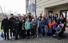 Фото 16: Львів’яни та українці, які втекли від війни до нашого міста, спільно відсвяткували Великдень 