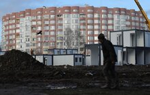 Фото 7: У Львові облаштовують найбільше модульне містечко для переселенців (відео)