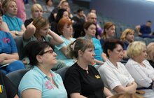 Фото 1: Бойові медики обмінювалися досвідом з фахівцями міської лікарні Львова