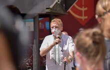 Фото 12: У Львові урочисто відкрили мурал, присвячений Василю Сліпаку