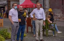 Фото 8: Мер Львова дав інтерв`ю Джеральду Естраді на «Молодвіжі»
