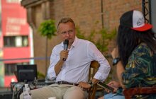 Фото 11: Мер Львова дав інтерв`ю Джеральду Естраді на «Молодвіжі»