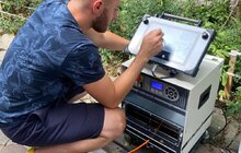 Фото 1: Львівводоканал з допомогою машини-робота із вмонтованою камерою перевірив стан колектора на вул. Голубовича