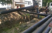 Фото 3: На вулиці Патона замінюють 430 метрів старих теплотрас