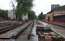 Фото 12: Ремонт вул. Замарстинівської: триває монтаж трамвайних рейок, облаштування хідників, заміна колектора