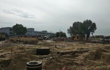Фото 7: Ремонт пл. Двірцевої: заміну водогонів завершили, розпочали укладати плити під трамвайну колію