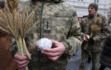 Фото 26: У Львові встановили чотирьохметрового різдвяного дідуха