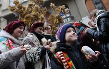 Фото 27: У Львові встановили чотирьохметрового різдвяного дідуха